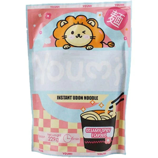 YOUMI Instant Udon Nudeln Süß&Scharf Carbonara 229g