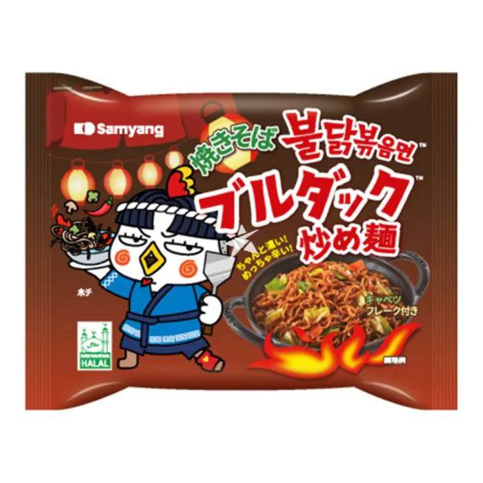 SAMYANG JP Buldak - Instant Nudeln Scharfes Huhn Yaki Soba 125g