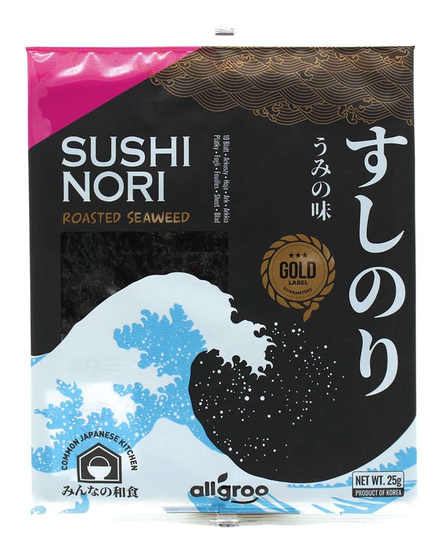 ALLGROO Seetang, geröstet, für Sushi Gold 1g