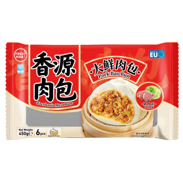 FRESH ASIA Schweinefleisch-Bao-Brötchen 450g