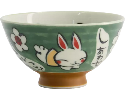 TOKYO DESIGN STUDIO Kawaii Schüssel, Reishase Grün (300 ml)