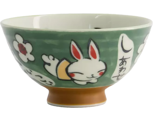 TOKYO DESIGN STUDIO Kawaii Schüssel, Reishase Grün (300 ml)