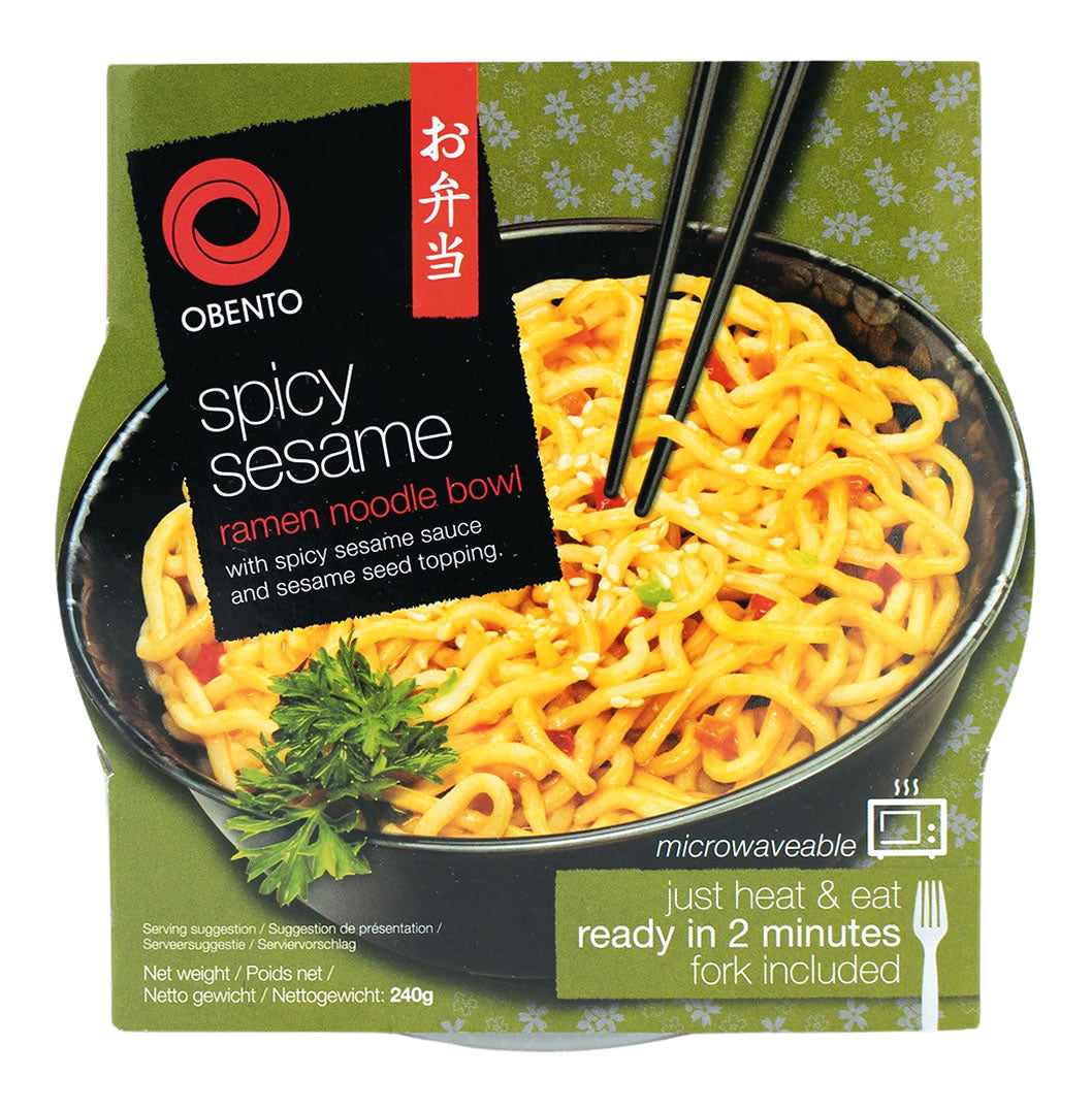 OBENTO Udon Nudel Cup Sesam Scharf 240g