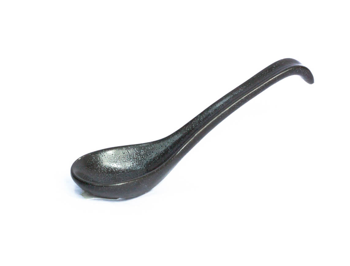  Löffel, schwarz/blau 18cm