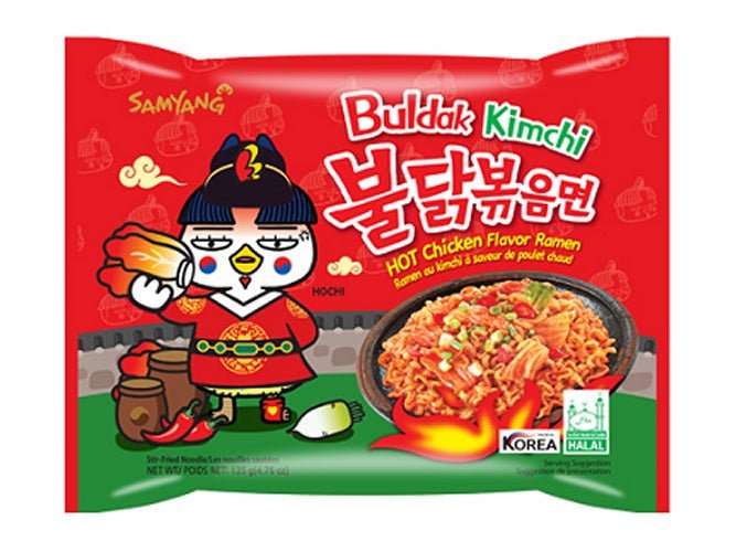 SAMYANG Buldak - Instant-Nudeln Scharfes Huhn Kimchi 135g