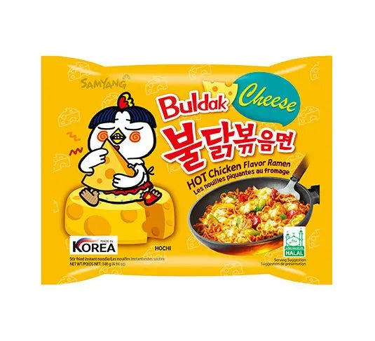 SAMYANG Buldak - Instant Nudeln Scharfes Huhn Käse 140g