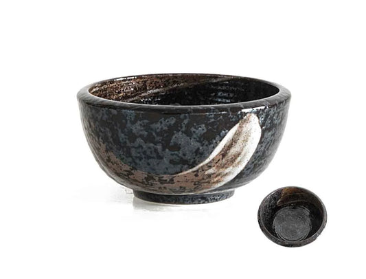 TAISAN Schale| schwarz-weiß| Porzellan | D14cm | H7cm