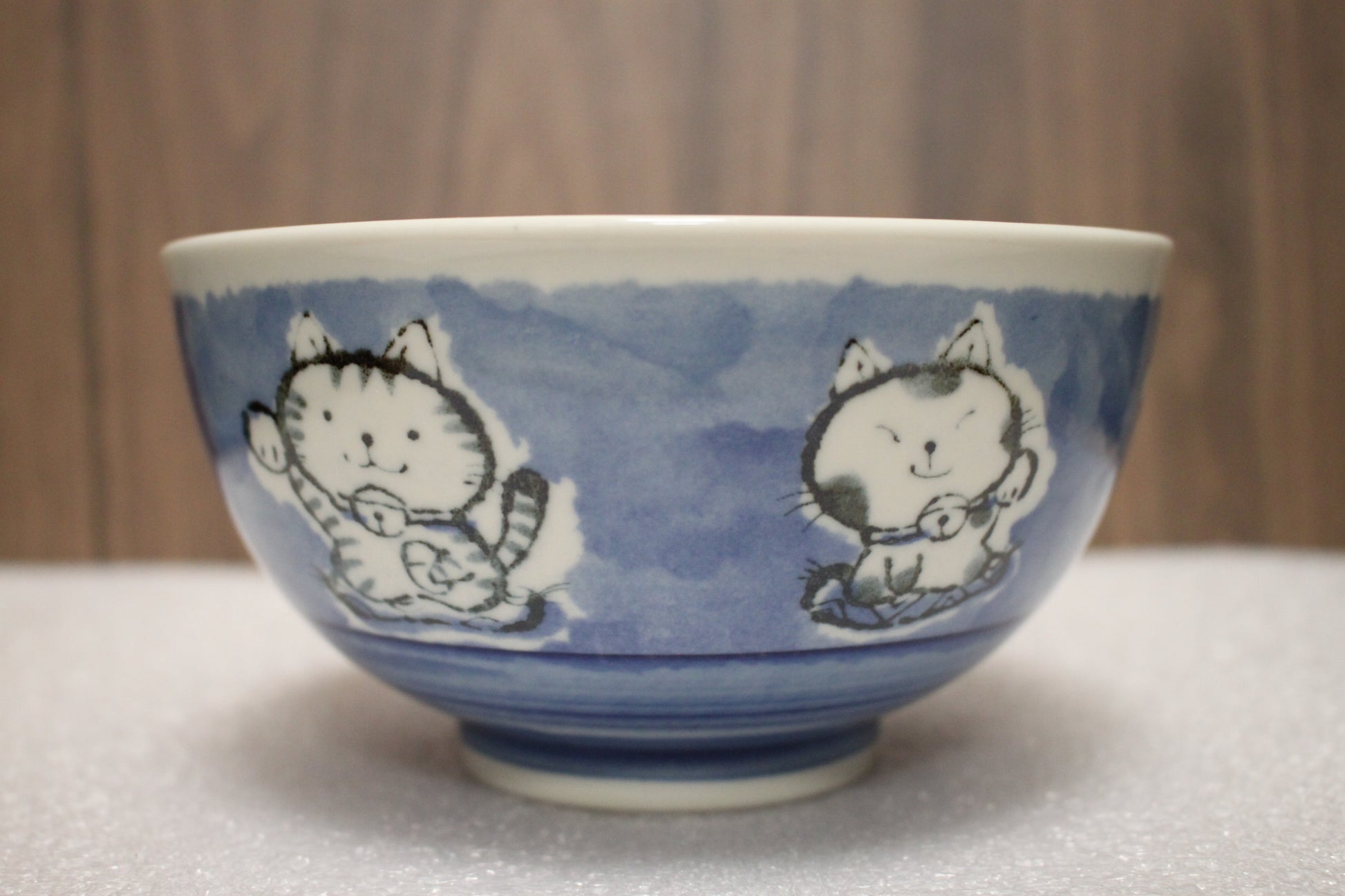 TOKYO DESIGN STUDIO Kawaii Schüssel, Reiskatze Blau (600 ml)