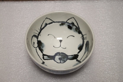 TOKYO DESIGN STUDIO Kawaii Schüssel, Reiskatze Blau (600 ml)