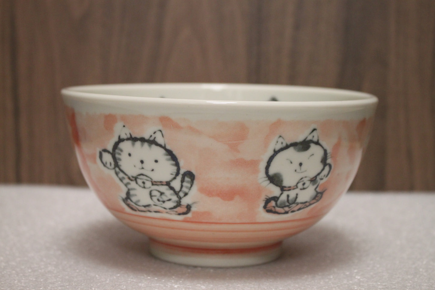 TOKYO DESIGN STUDIO Kawaii Schüssel, Reiskatze Pink (600 ml)