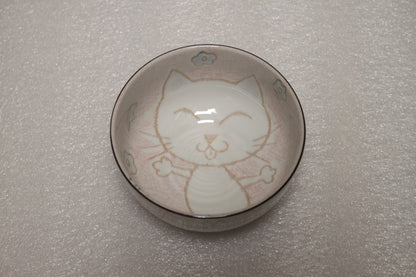 TOKYO DESIGN STUDIO Kawaii Schüssel, Reiskatze Rosa (400 ml)