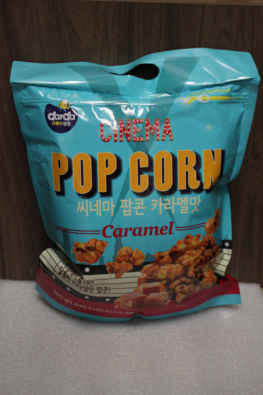DARDA Kino-Popcorn im Zippack – Karamellgeschmack 280g