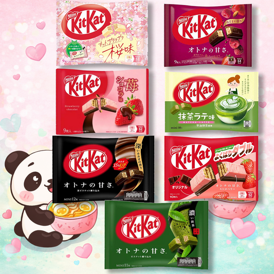KitKat Japan Mix Box – Exklusive Sorten wie Matcha, Sakura & Erdbeere