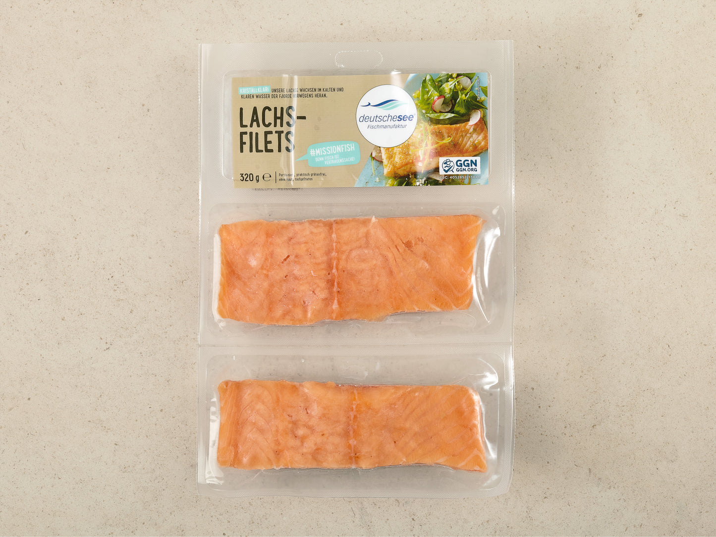 DEUTSCHE SEE Lachsfilets, BIO, 300 g