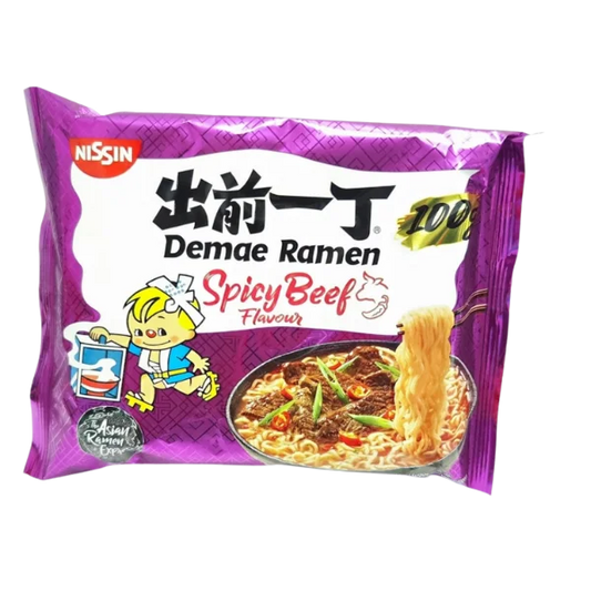 NISSIN Demae Ramen Spicy Beef 100g