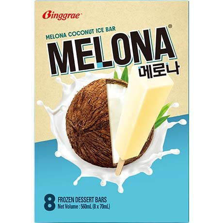 BINGGRAE Melona Kokoseis am Stiel 0.56kg
