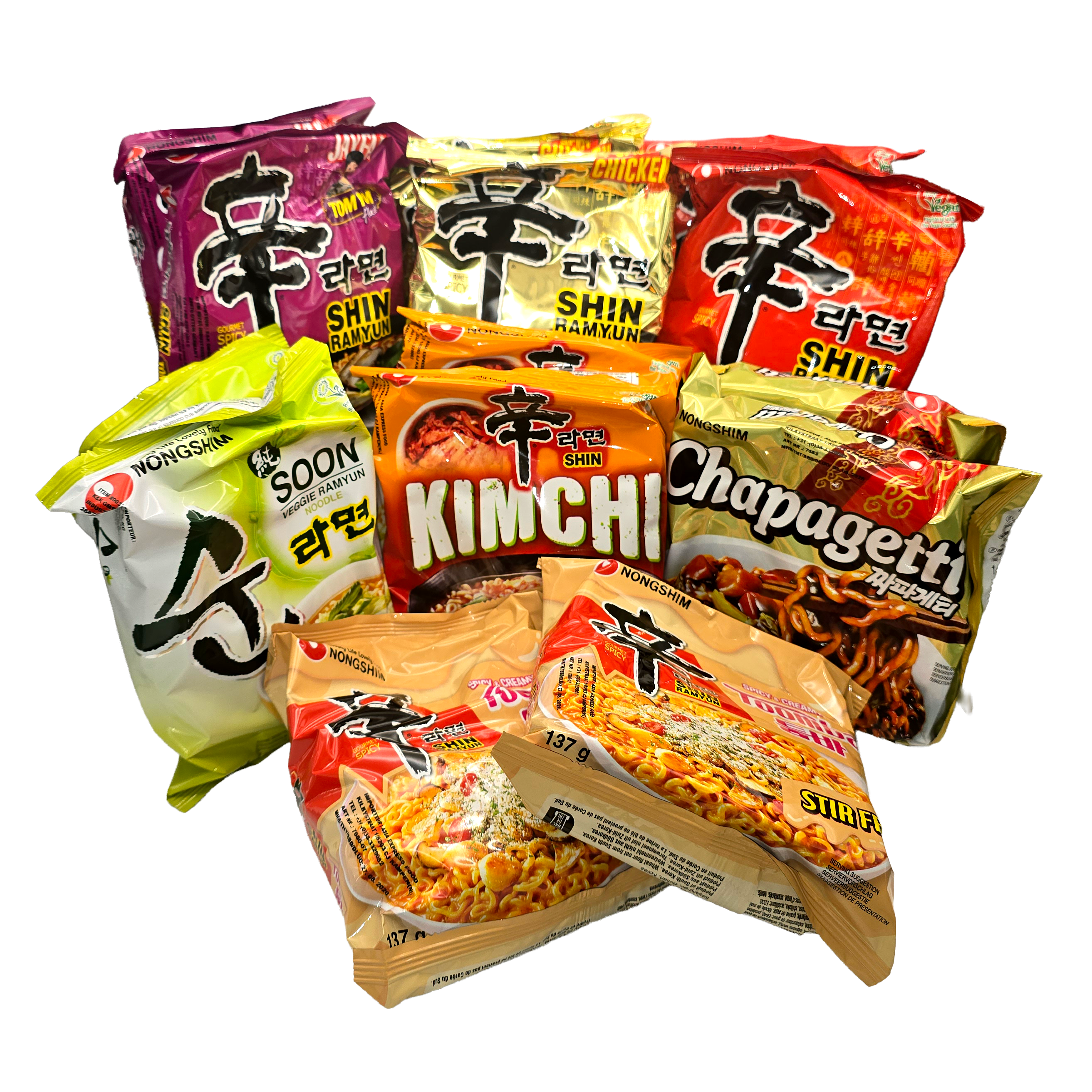Nongshim Instantnudel Bundle