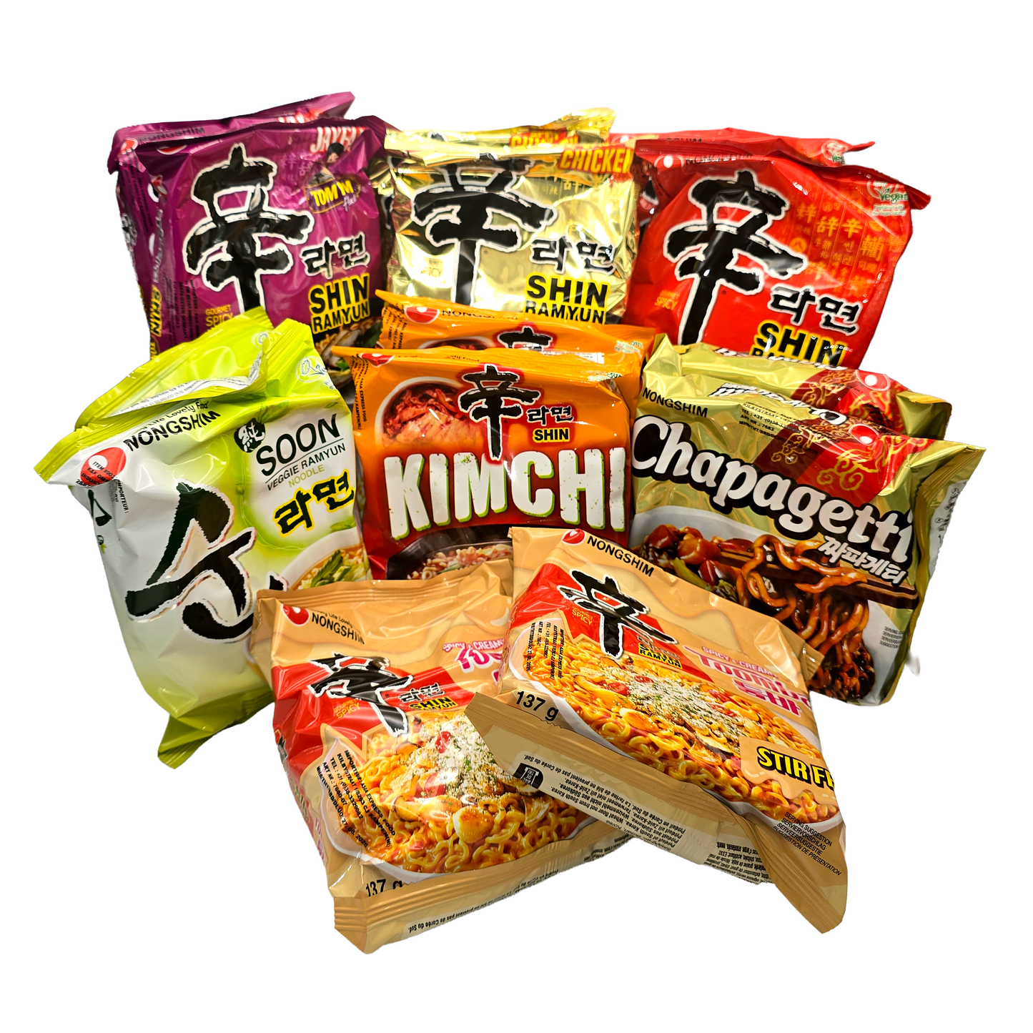 Nongshim Instantnudel Bundle