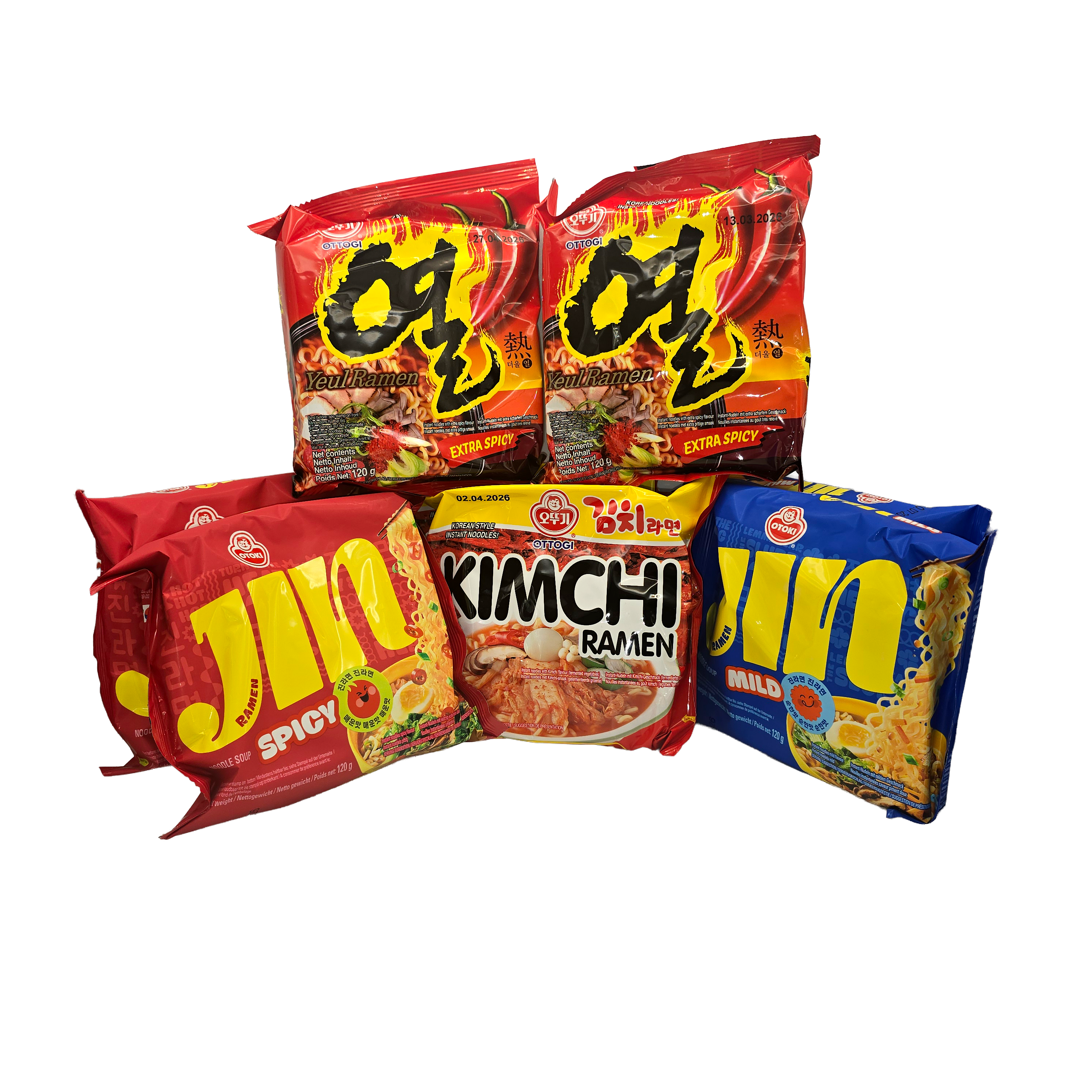 Ottogi Instantnudel Bundle – Korean Ramen Klassiker im Doppelpack