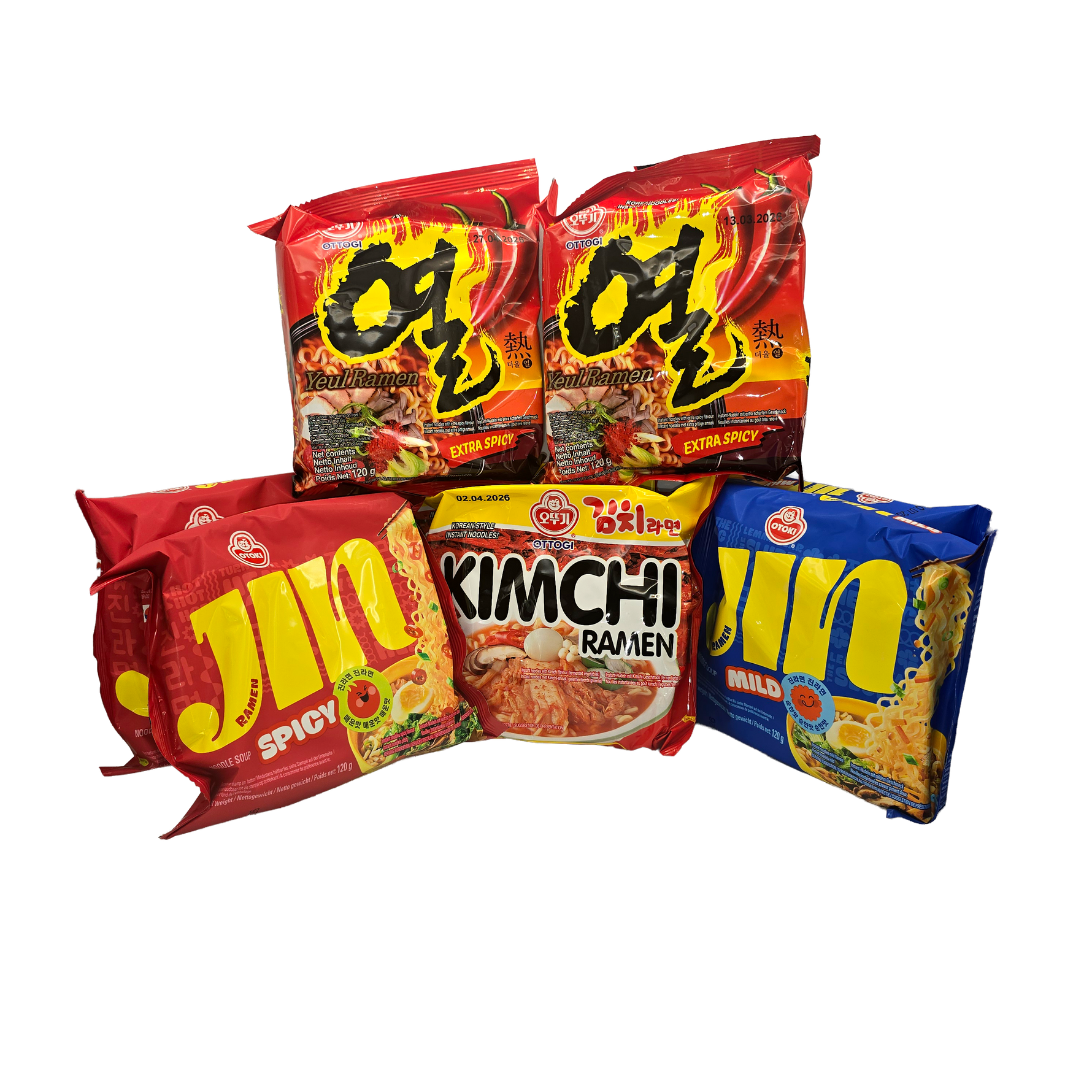 Ottogi Instantnudel Bundle – Korean Ramen Klassiker im Doppelpack