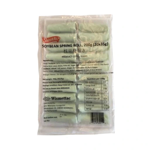 SHIRAKIKU Edamame Harumaki (Frühlingsrollen mit grünen Sojabohnen) 140g