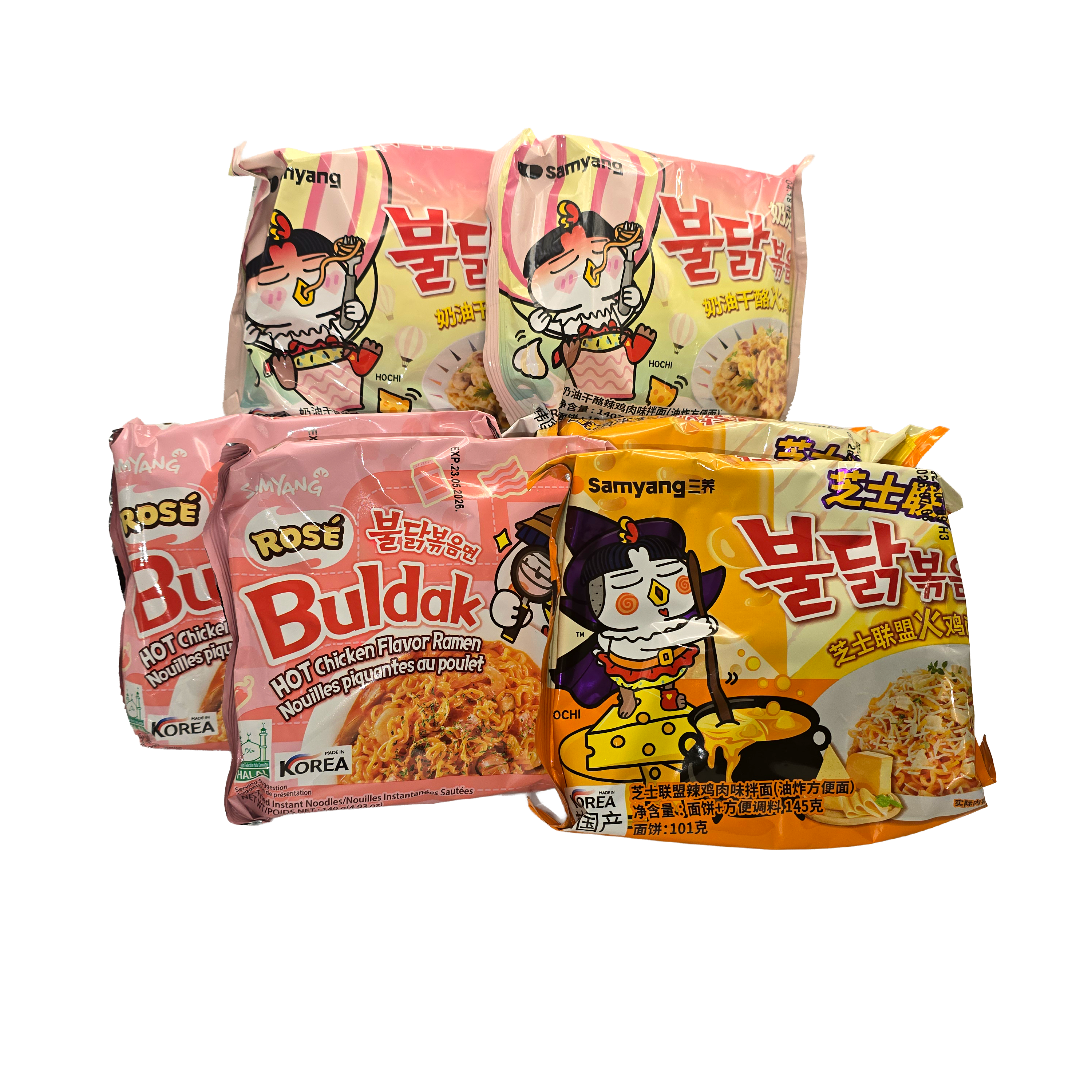 SamYang Special Bundle – 6× feurige Korean Fire Noodles in Premium-Varianten!