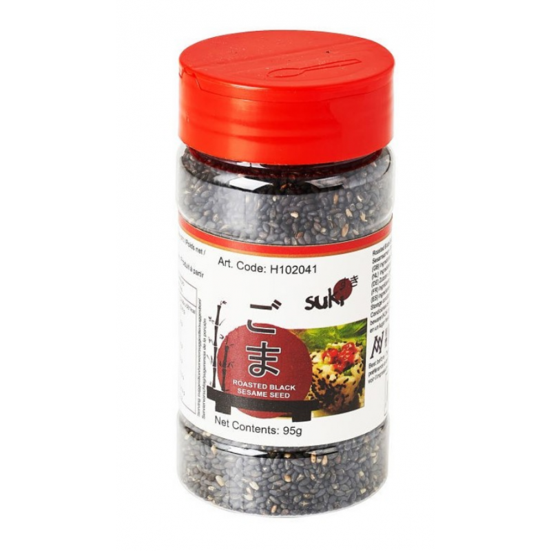 SUKI Getröstete schwarze Sesam Kerne 95g