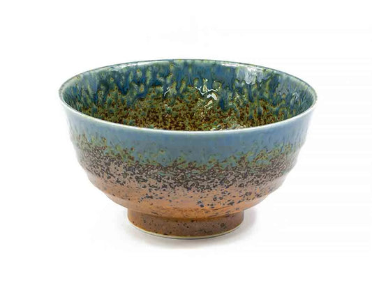 TAISAN Schale | Ø17 CM Porzellan | Grün-Natur | Ø17 CM | H8,3 CM