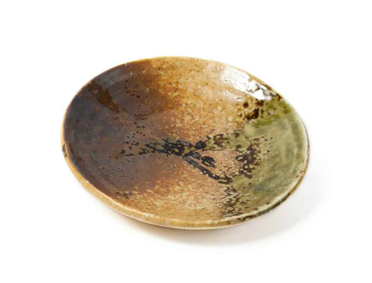 TAISAN Teller, rund gelb grün 16,8X11,5CM