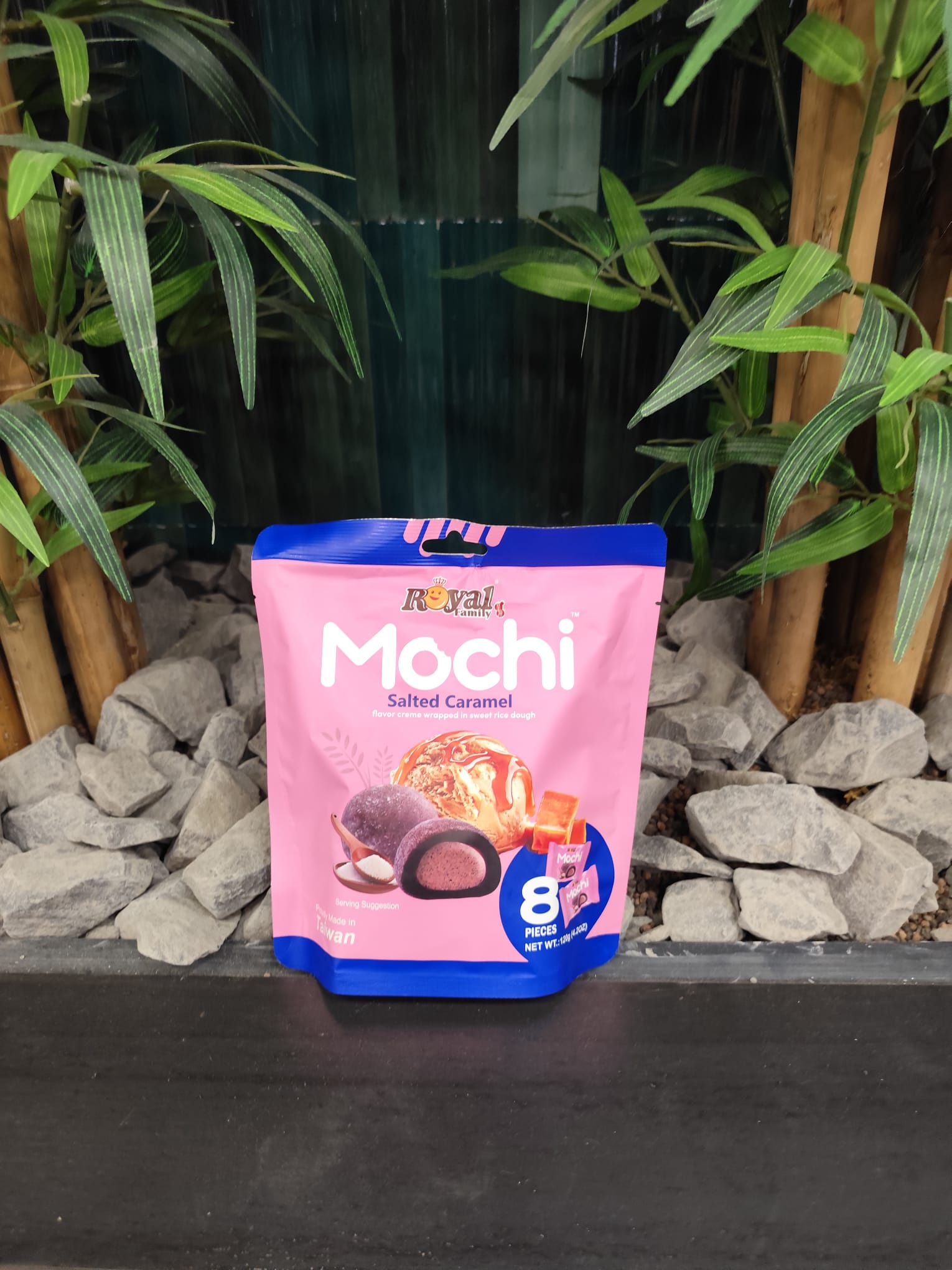 ROYAL FAMILY Mochi - Gesalzenes Karamell 120g