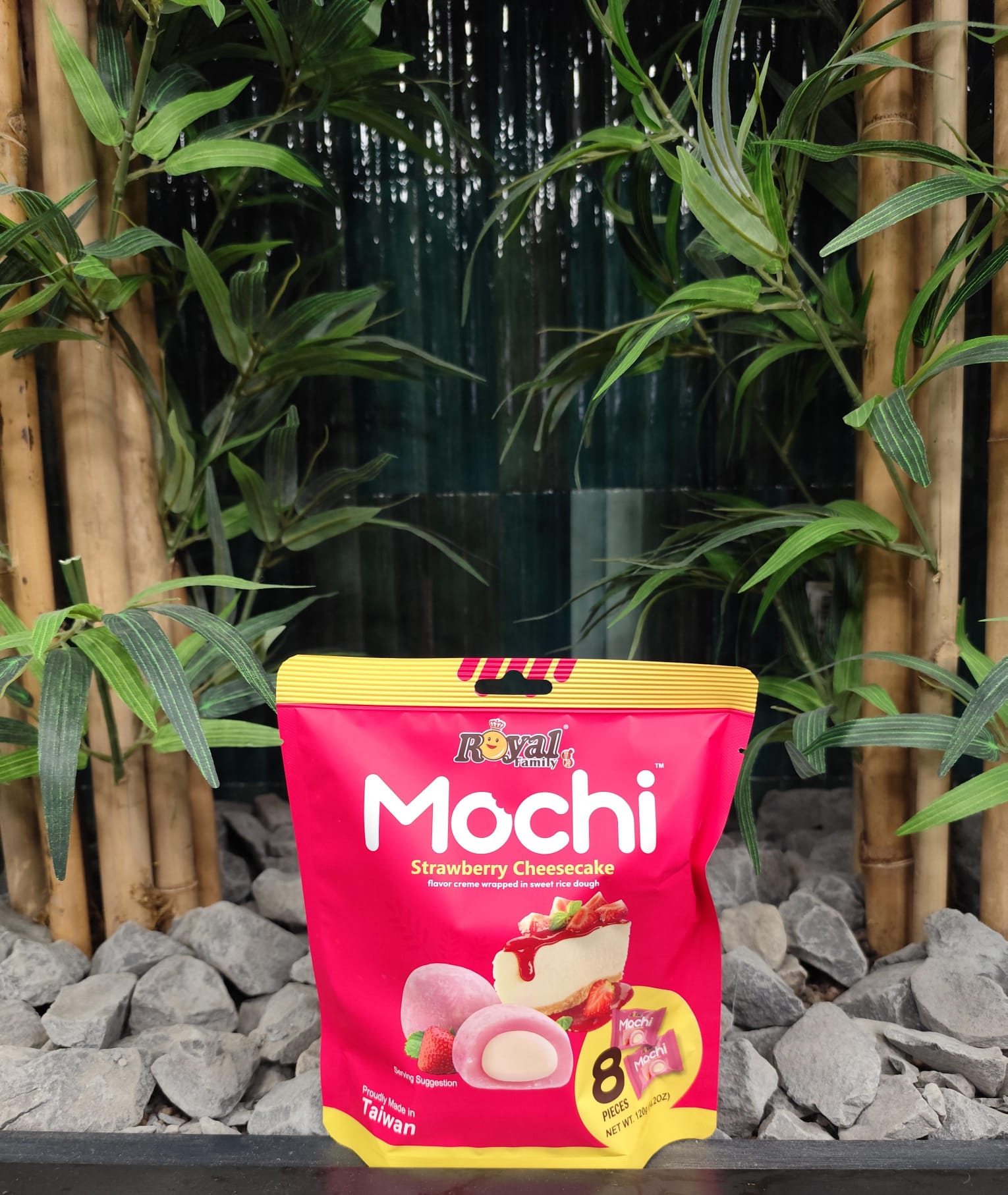 ROYAL FAMILY Mochi - Erdbeer-Käsekuchen 120g