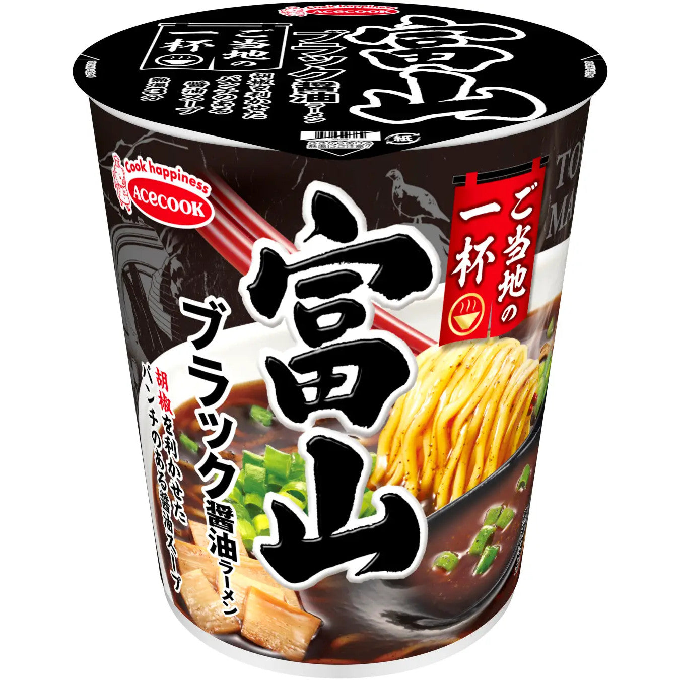 ACE COOK Instantnudel Toyama Black Shoyu Ramen 62g