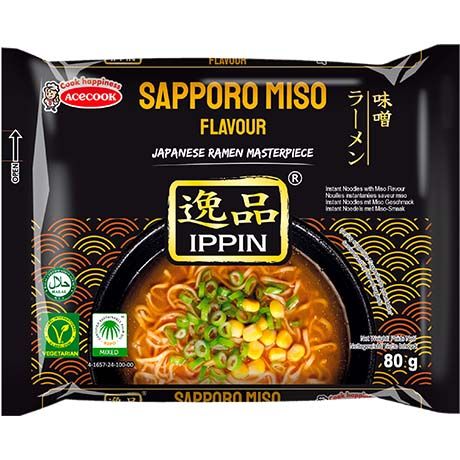 ACECOOK Instantnudeln Miso Ippin 80g