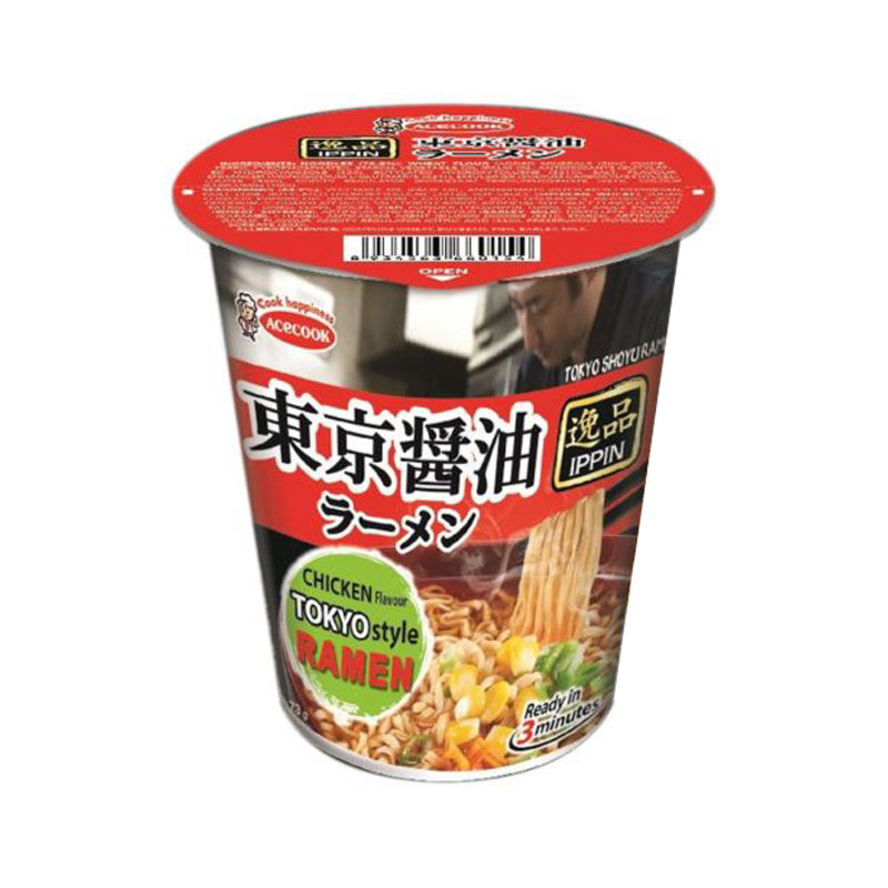 ACECOOK Instantnudeln mit Sojasoßen Geschmack 73g
