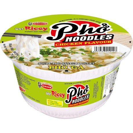 ACECOOK Pho Instantreisnudeln Hühnchen Schüssel 71g