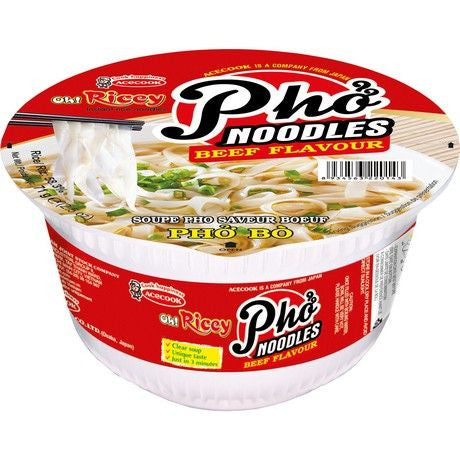 ACECOOK Pho Instantreisnudeln Rind Schüssel 71g