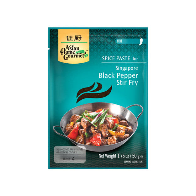 AHG Singapur Schwarze Pfeffer Wokgericht 50g