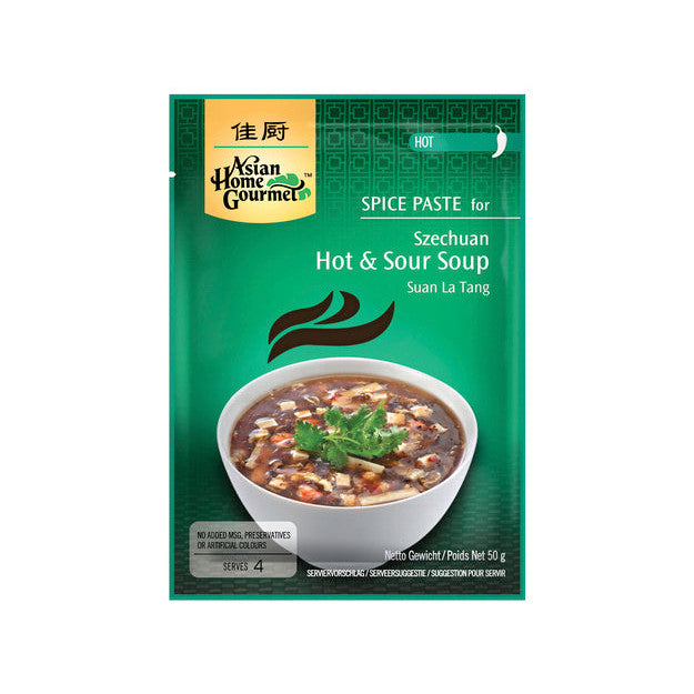 AHG Szechuan Scharf-Saure Suppenpaste 50g