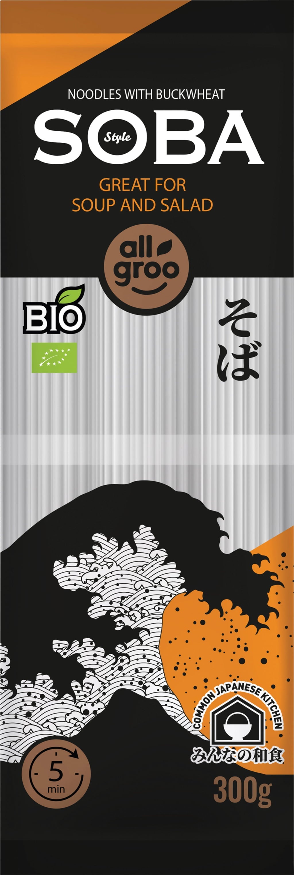 ALLGROO Bio Weizennudeln, Soba 300g