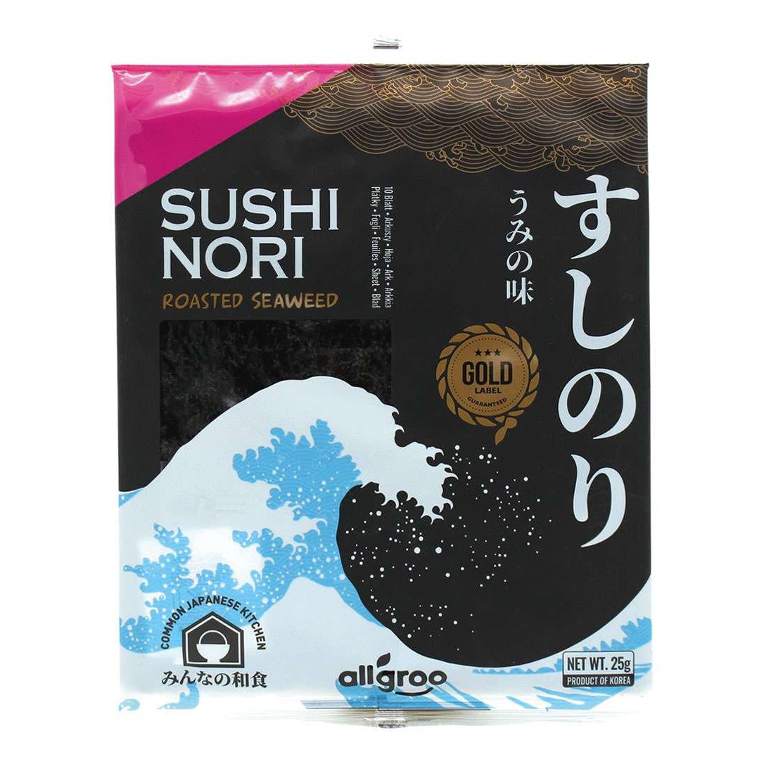 ALLGROO Seetang, geröstet, für Sushi Gold 25g