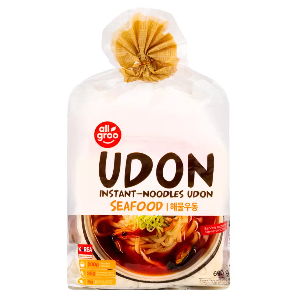 ALLGROO Udon Nudeln, Meeresfrüchte 690g