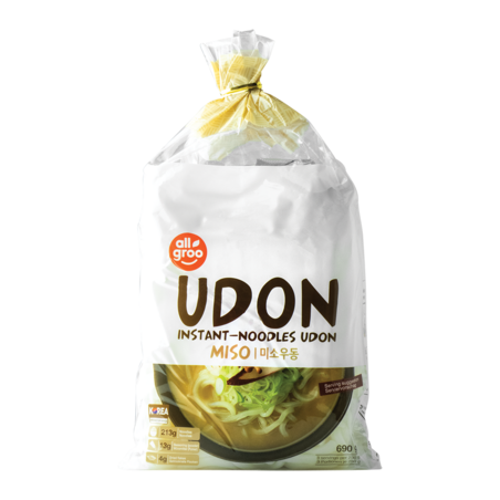 ALLGROO Udon Nudeln, Miso 690g