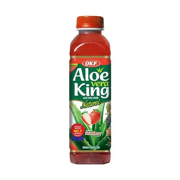 OKF Aloe Vera Getränk Erdbeer ohne Zucker 500ml