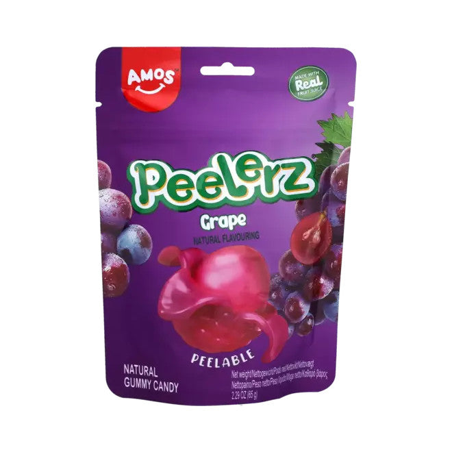 AMOS Peelerz Gummibärchen Traube 65g