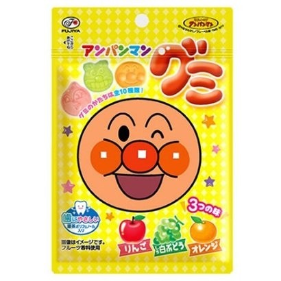 Anpanman Gumi (Apple, White Grape & Orange Gummy) 50g