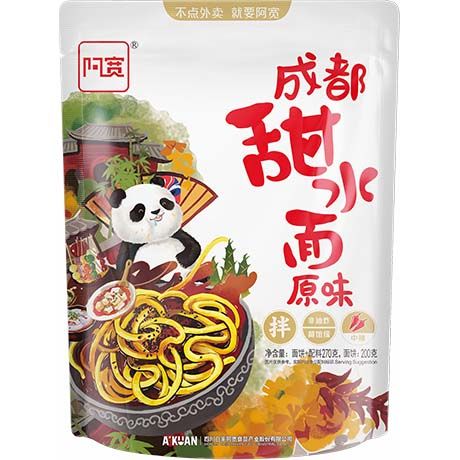 BAIJIA Bandnudeln Sweet & Spicy 270g