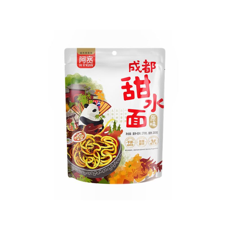 BAIJIA Bandnudeln Sweet & Spicy 270g