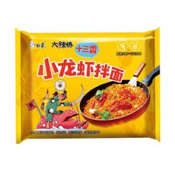 BaiXiang Gebratene Nudeln mit Flusskrebsgeschmack 570g
