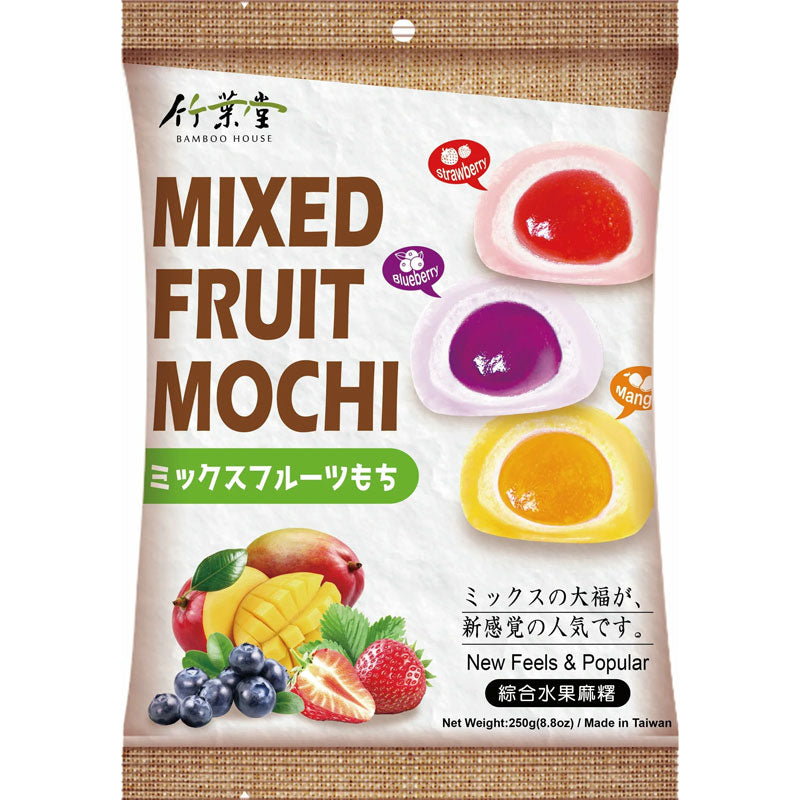 Bamboo House Gemixte Früchte Mochi 250g