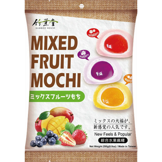 Bamboo House Gemixte Früchte Mochi 250g